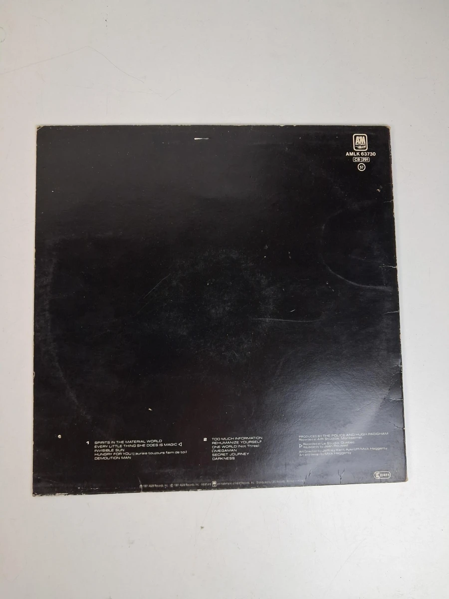 LP : "Ghost in the Machine", The Police - foto 2