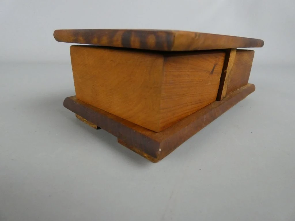 Houten sieraden- of opbergdoos met lade - foto 5