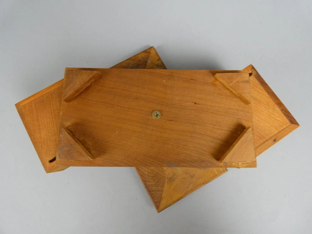 Houten sieraden- of opbergdoos met lade - foto 4