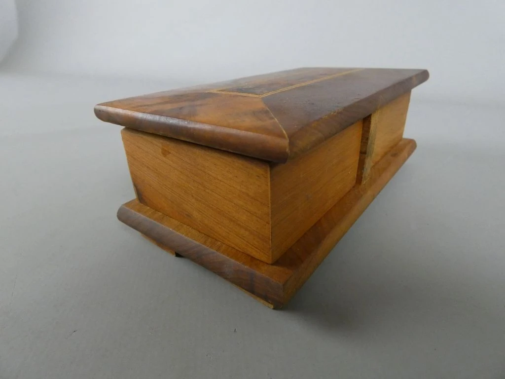 Houten sieraden- of opbergdoos met lade - foto 6