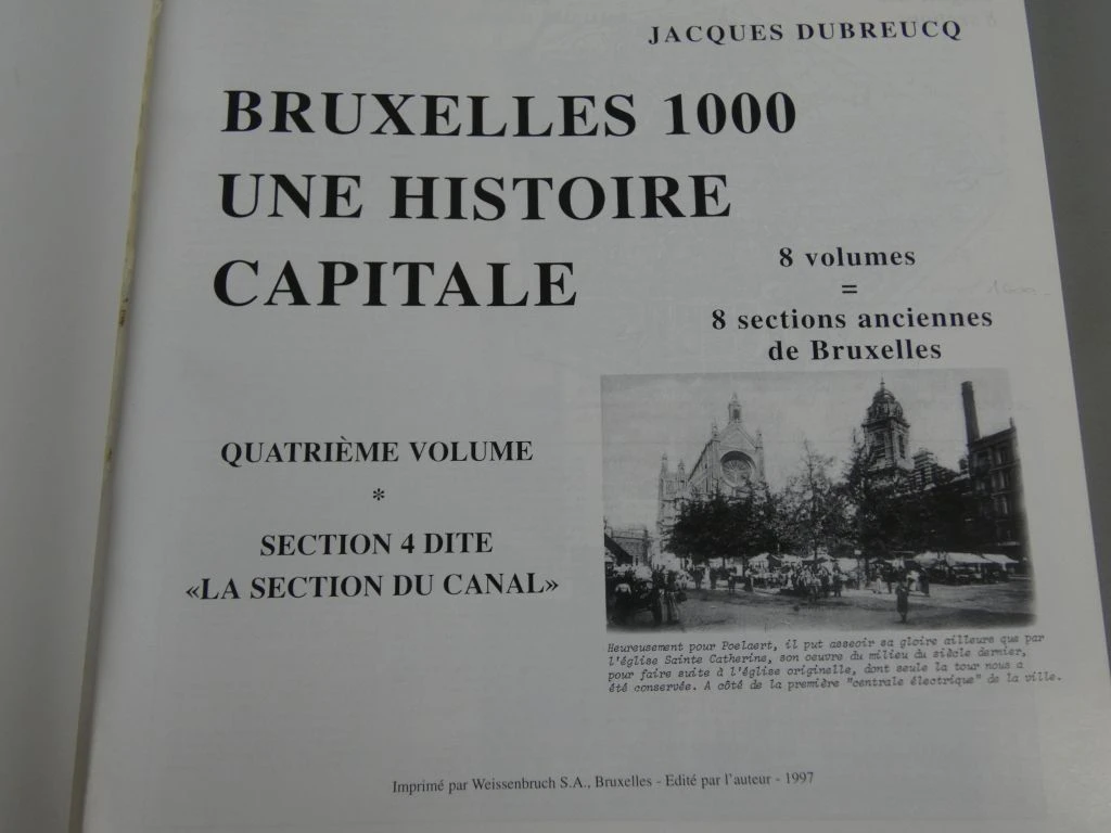 Boek Bruxelles 1000 - Volume 4 La Section du Canal - foto 3