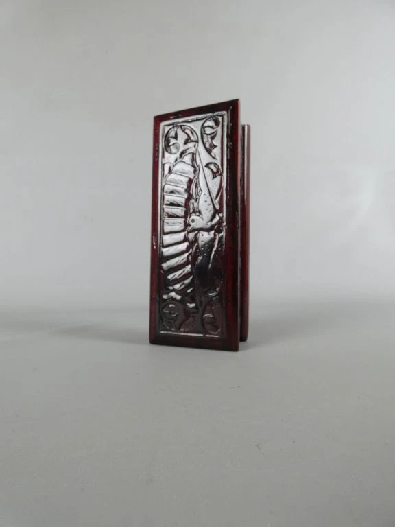 Houten sieraden- of opbergdoosje met reliëf - foto 4