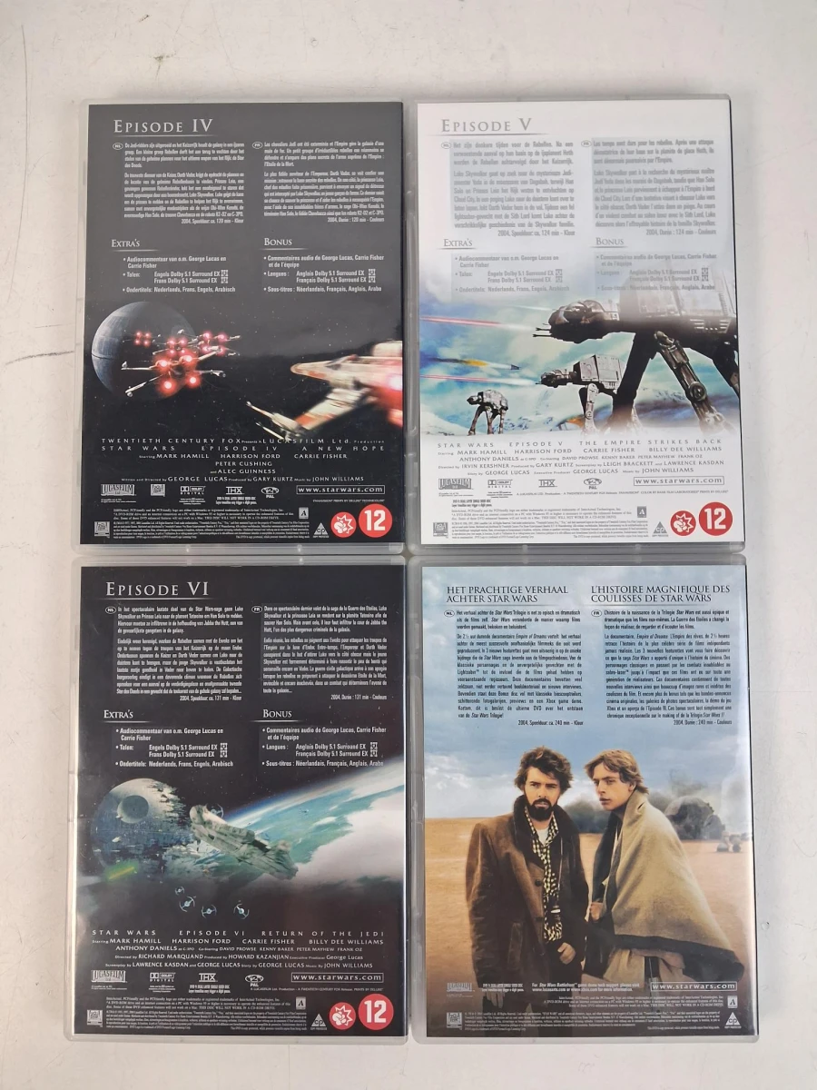 Star Wars Trilogy 4-disc DVD-boxset uit 2004 - foto 3
