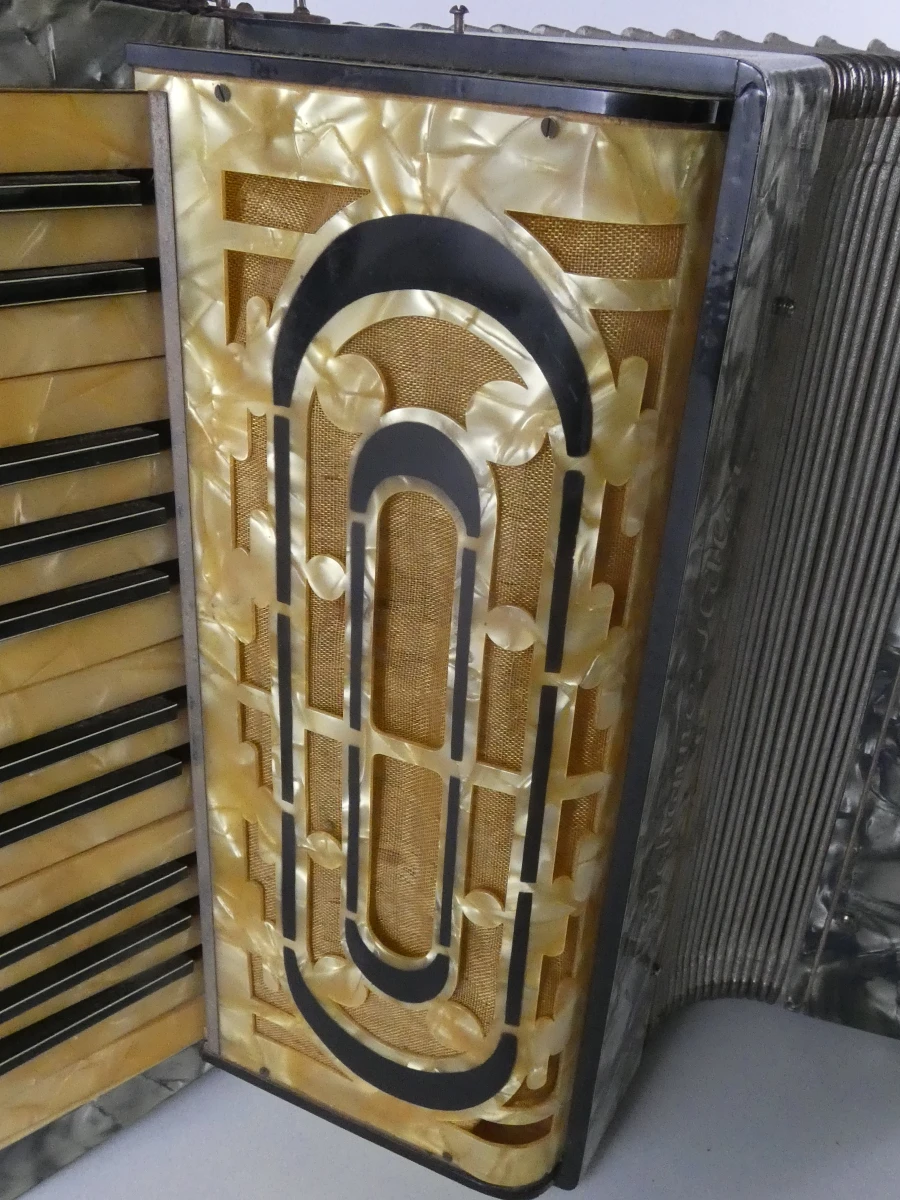 Vintage accordeon Johannes Adler - Duitsland - foto 3