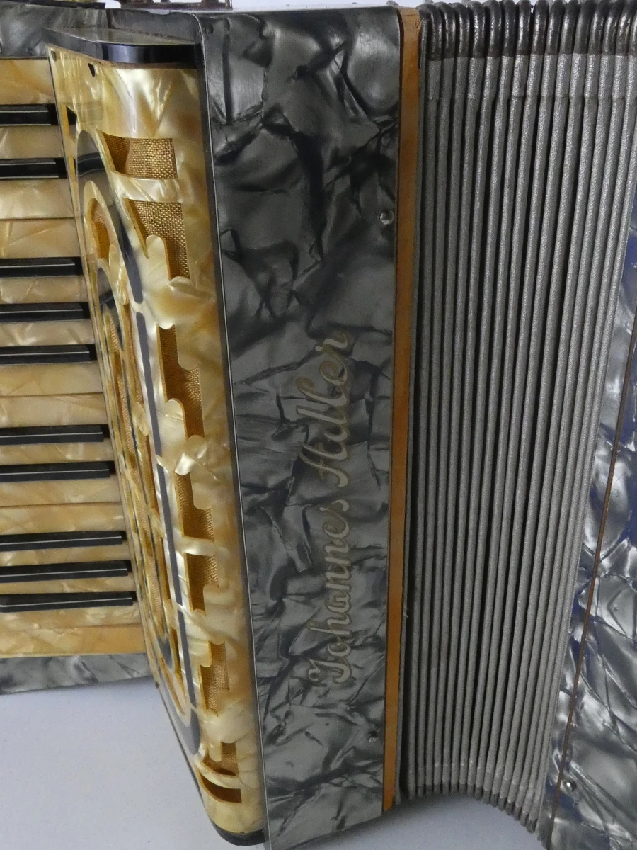 Vintage accordeon Johannes Adler - Duitsland - foto 4