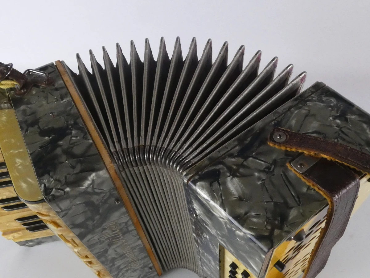 Vintage accordeon Johannes Adler - Duitsland - foto 7