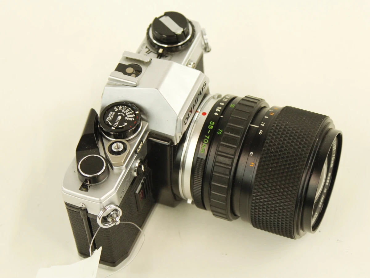 Olympus OM-10 analoge spiegelreflexcamera met 35-70mm lens - foto 10