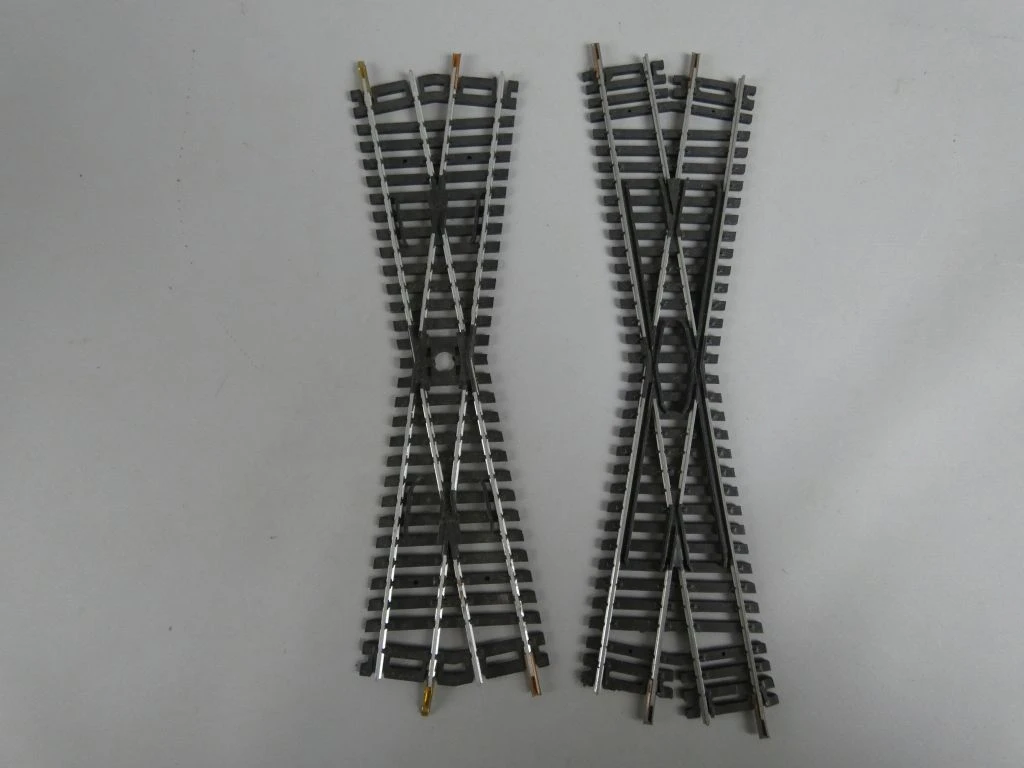 Set Lima modelspoor rails diverse types en bochten - foto 10