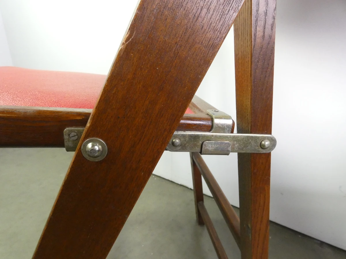 Twee 'Shanghai' klapstoelen - jaren 50 – Rechte Variant - foto 7