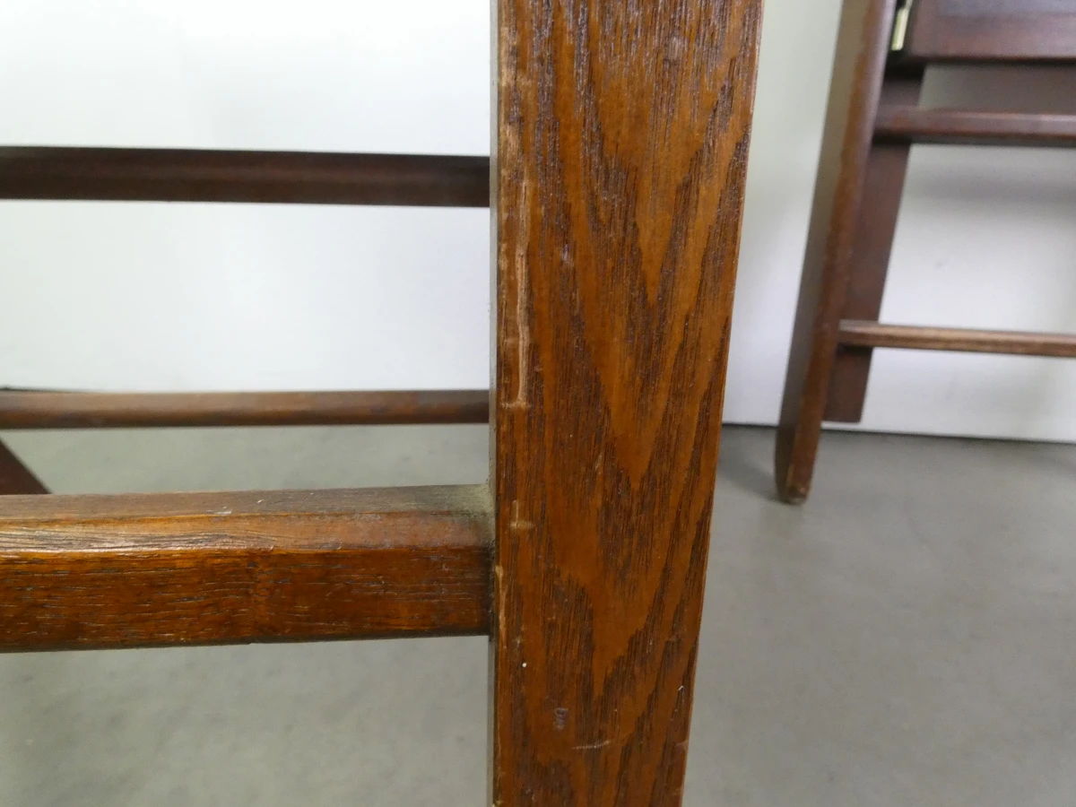Twee 'Shanghai' klapstoelen - jaren 50 – Rechte Variant - foto 12
