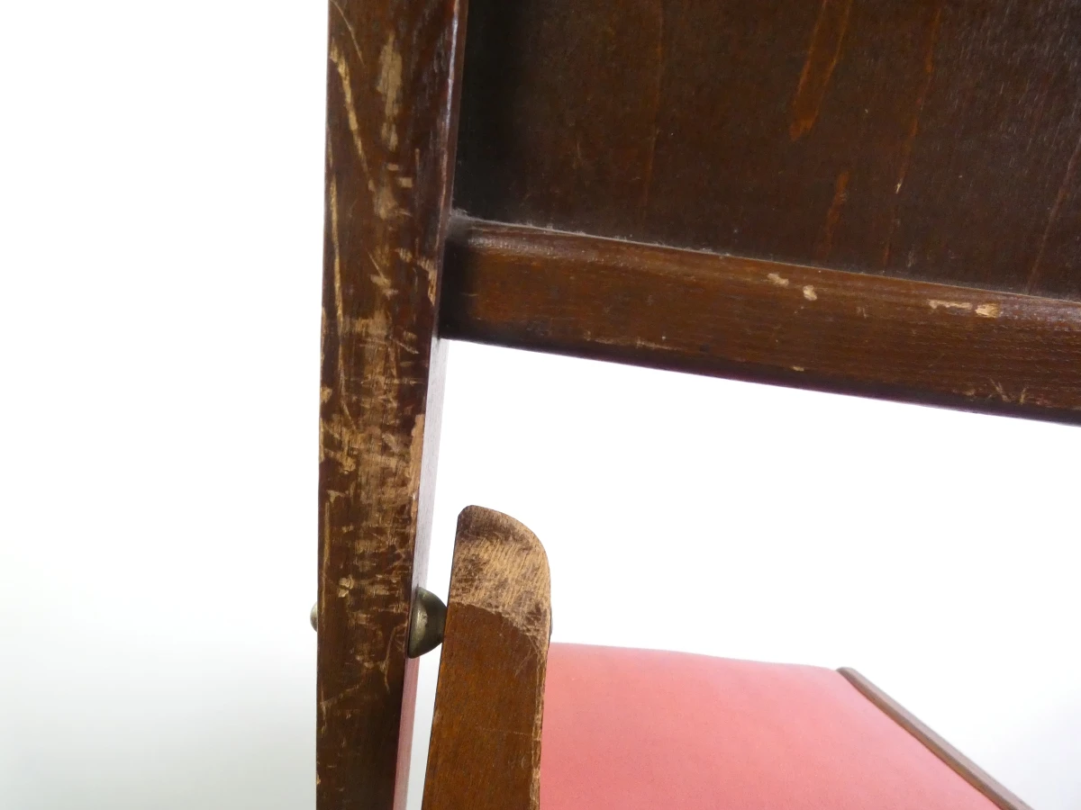 Twee 'Shanghai' klapstoelen - jaren 50 – Rechte Variant - foto 15