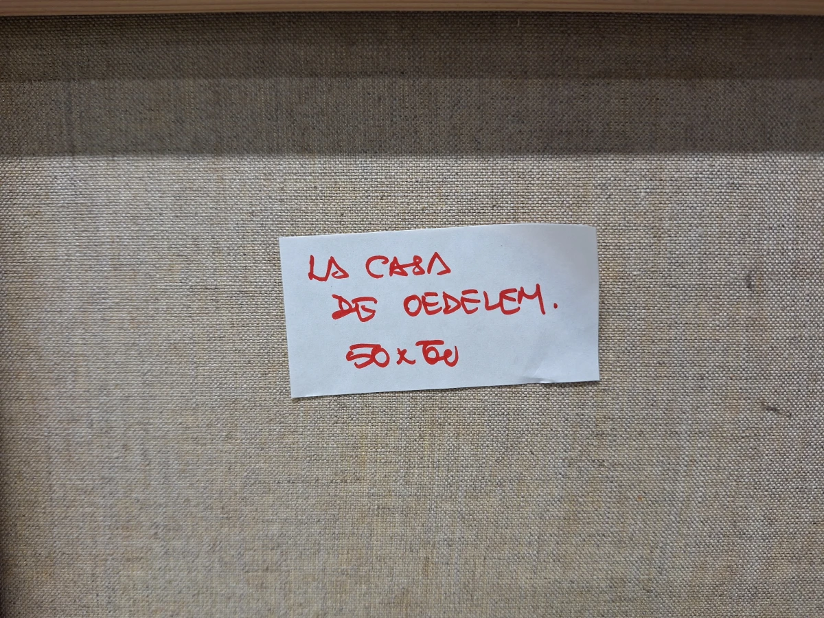 “La Casa de Oedelem” - olieverf op doek, 1995 - Georges Steel - foto 9