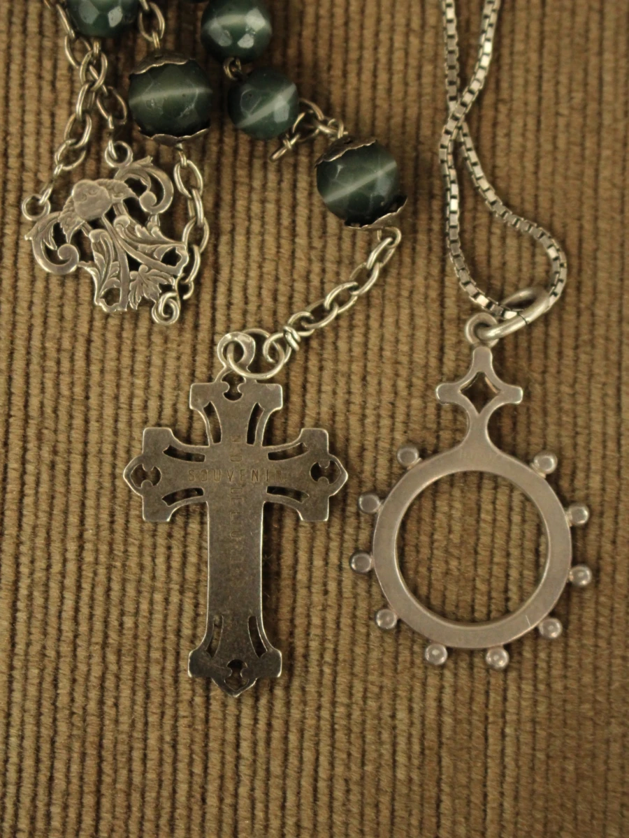 Lot zilveren religieuze devotionalia - foto 7