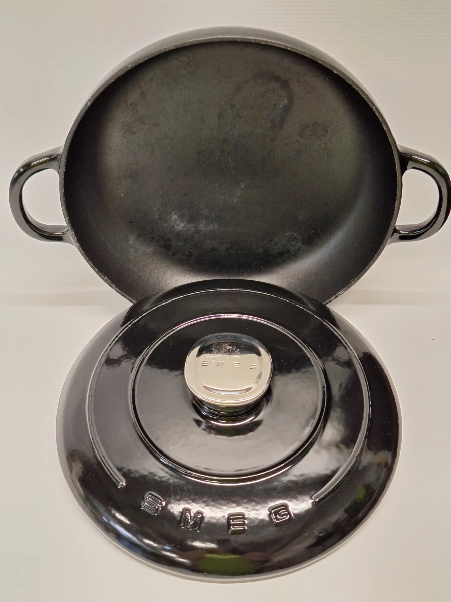Smeg geëmailleerde gietijzeren braadpan - diameter 26 cm, inhoud 2.2 liter - foto 3