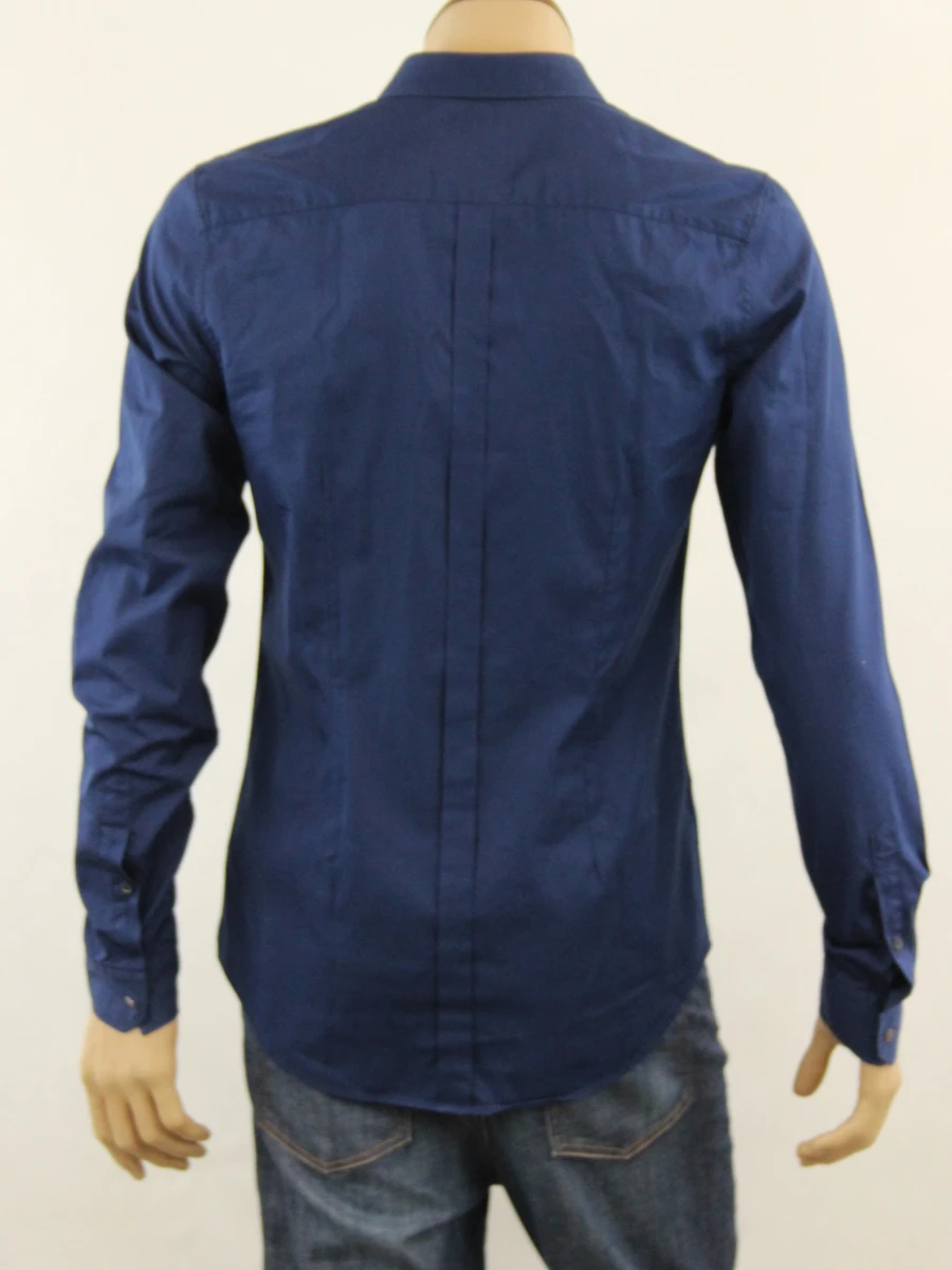 Gucci pertolblauw herenhemd skinny - maat: 40 - foto 5