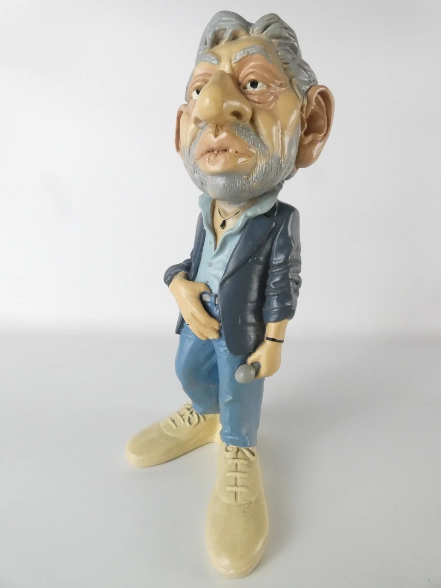 Beeldje caricaturale weergave van Franse zanger Serge Gainsbourg - foto 2