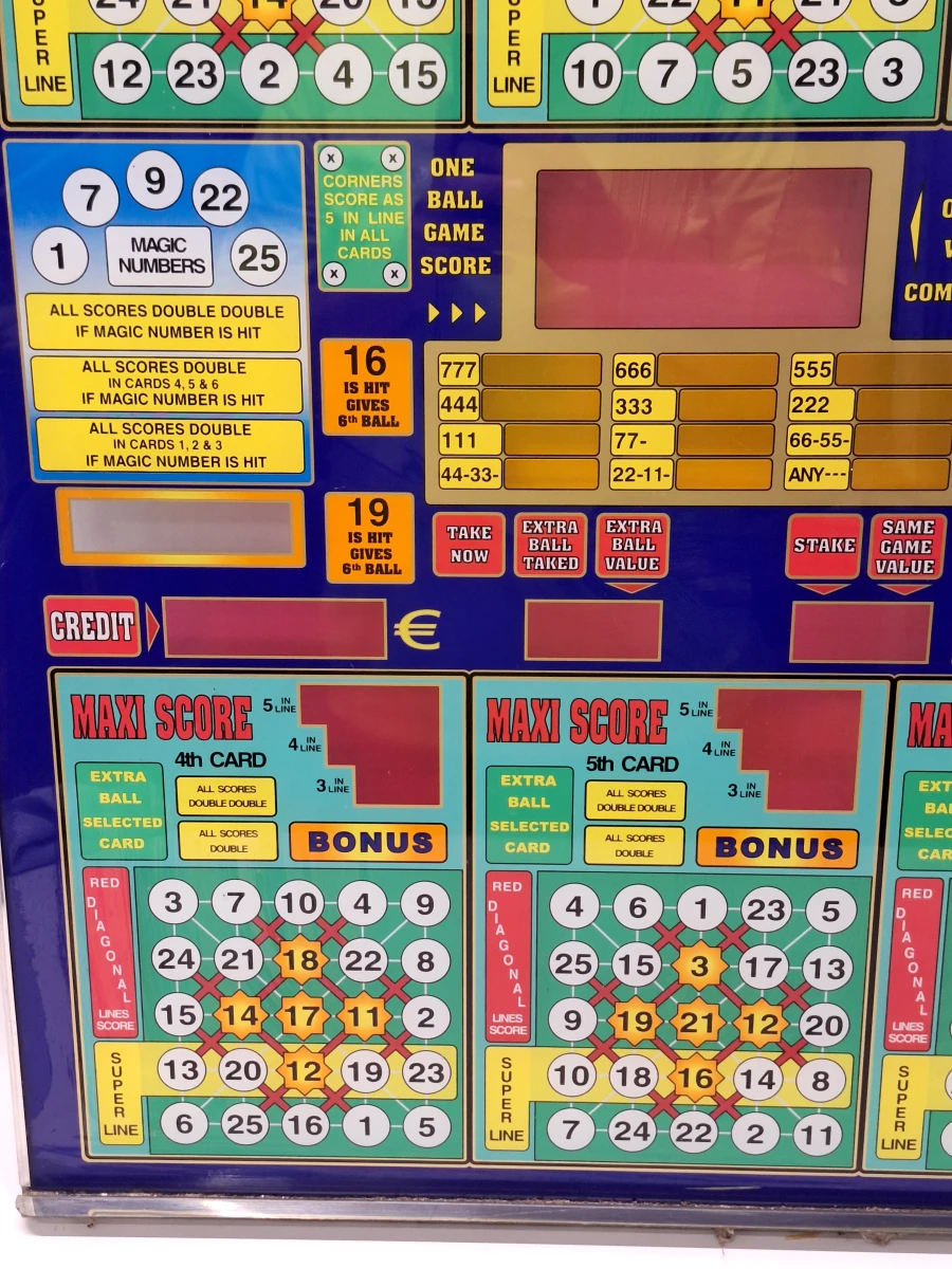 Montana “Maxi Score” - kleurrijke kopruit van een bingoautomaat - foto 2