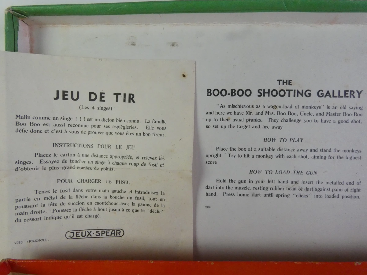 Vintage schietspel - Boo-Boo Shooting Gallery - foto 3