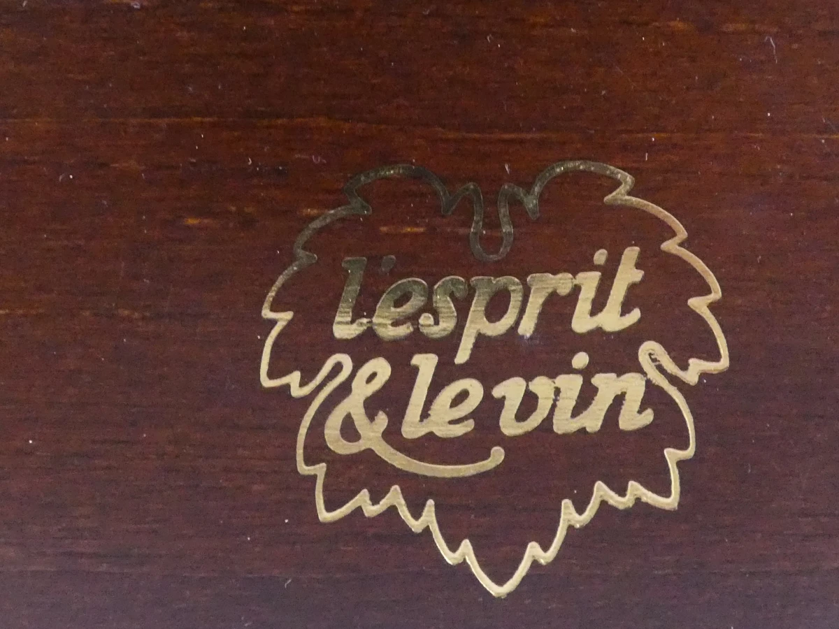 Vintage kurkentrekker in houten doos L'esprit & le vin - foto 7