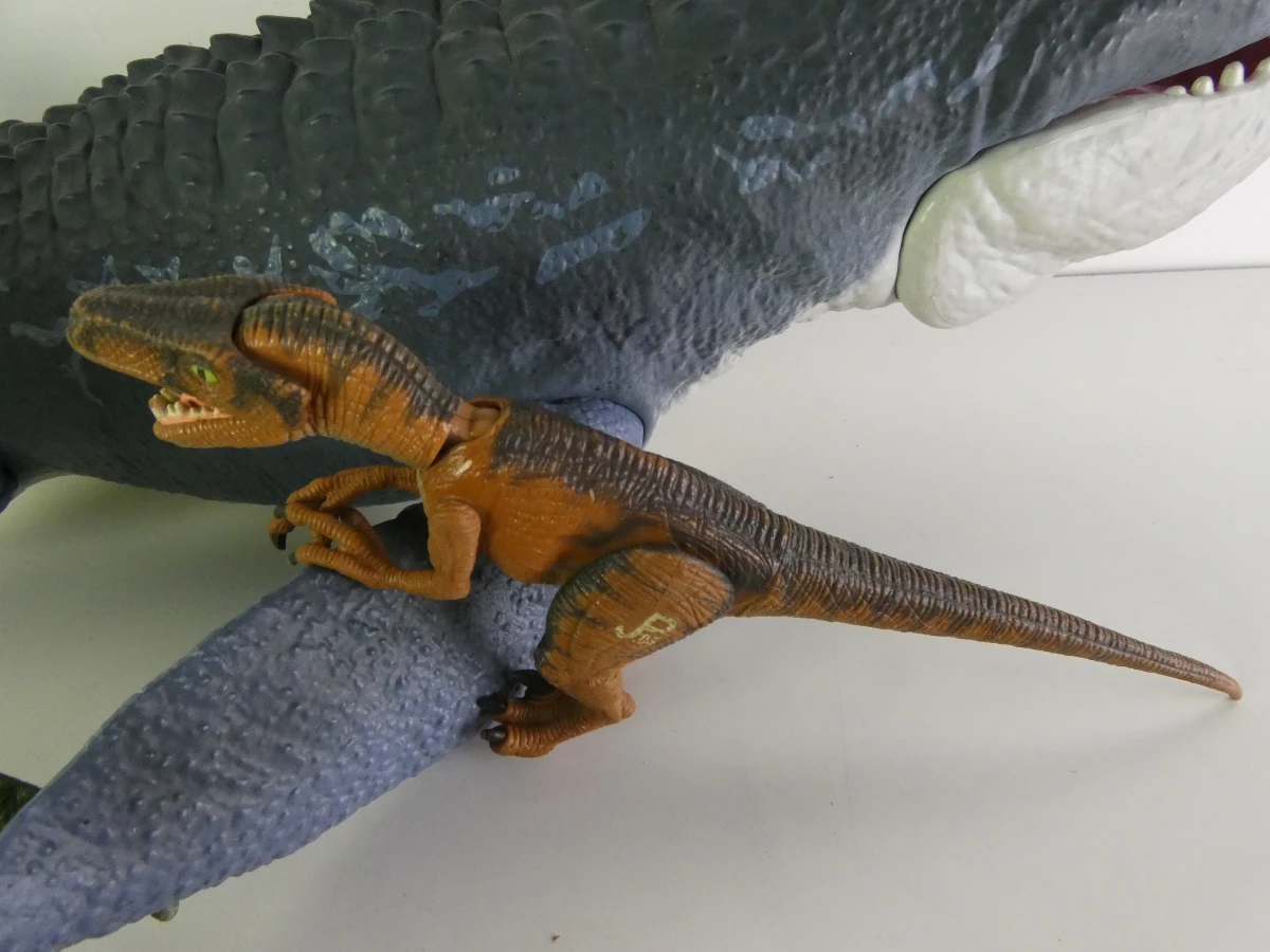 Jurassic Park speelgoedset met voertuigen, dinosaurussen en figuren - 1993 - foto 4