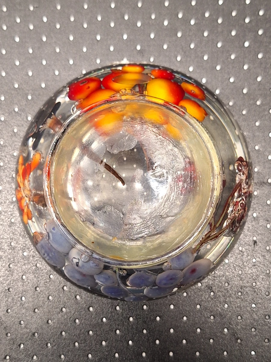 Set van vier siervoorwerpen van lucite met botanische en maritieme insluitsels - Mid-Century Modern - foto 5