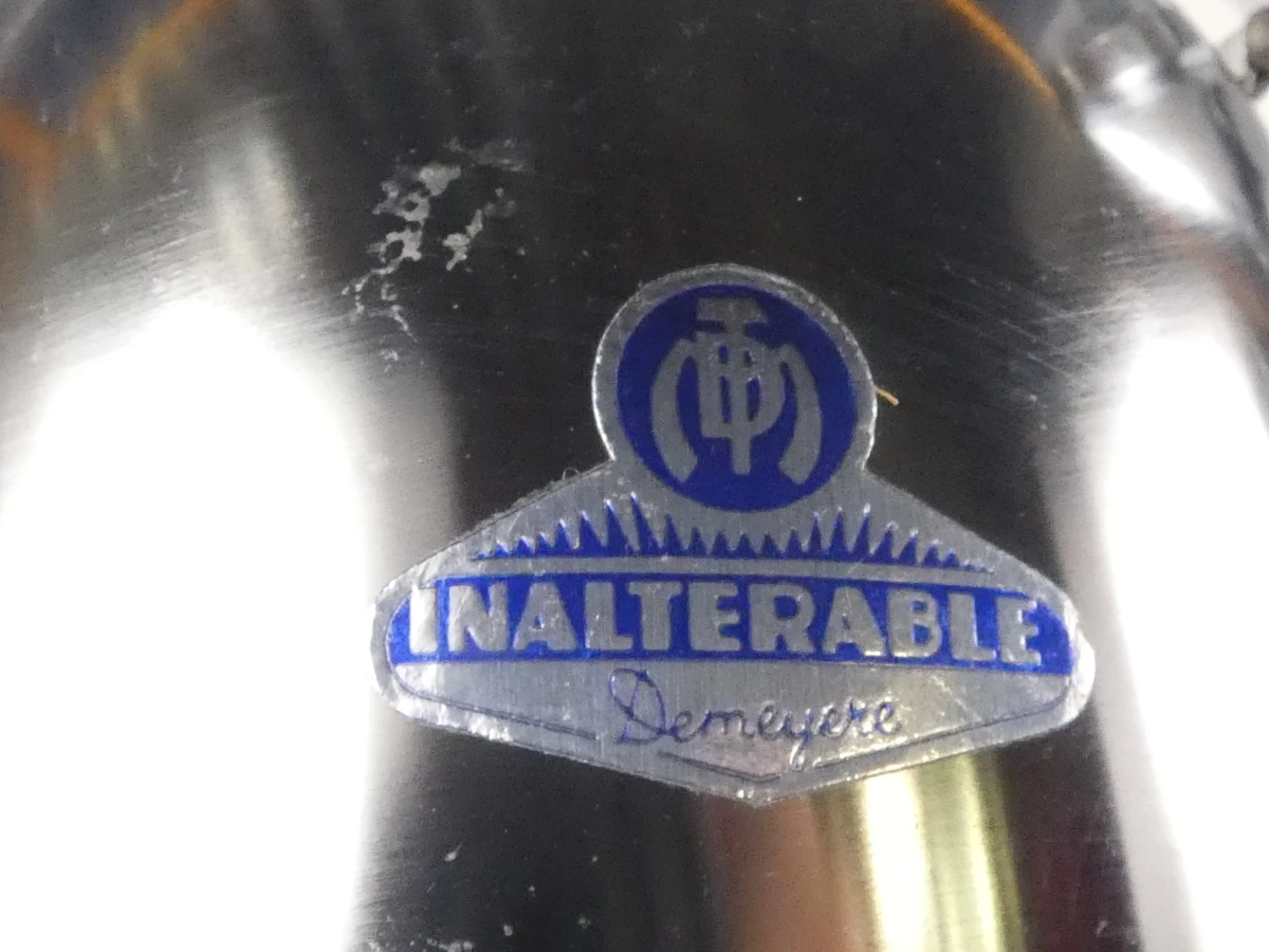 Prachtige Vintage Art Deco Set: Waterketel & Koffiepot — Demeyere 'Inaltérable' (ca. 1930-1950) - foto 4