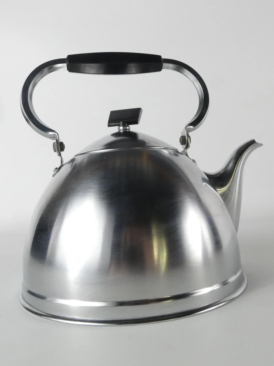 Prachtige Vintage Art Deco Set: Waterketel & Koffiepot — Demeyere 'Inaltérable' (ca. 1930-1950) - foto 7