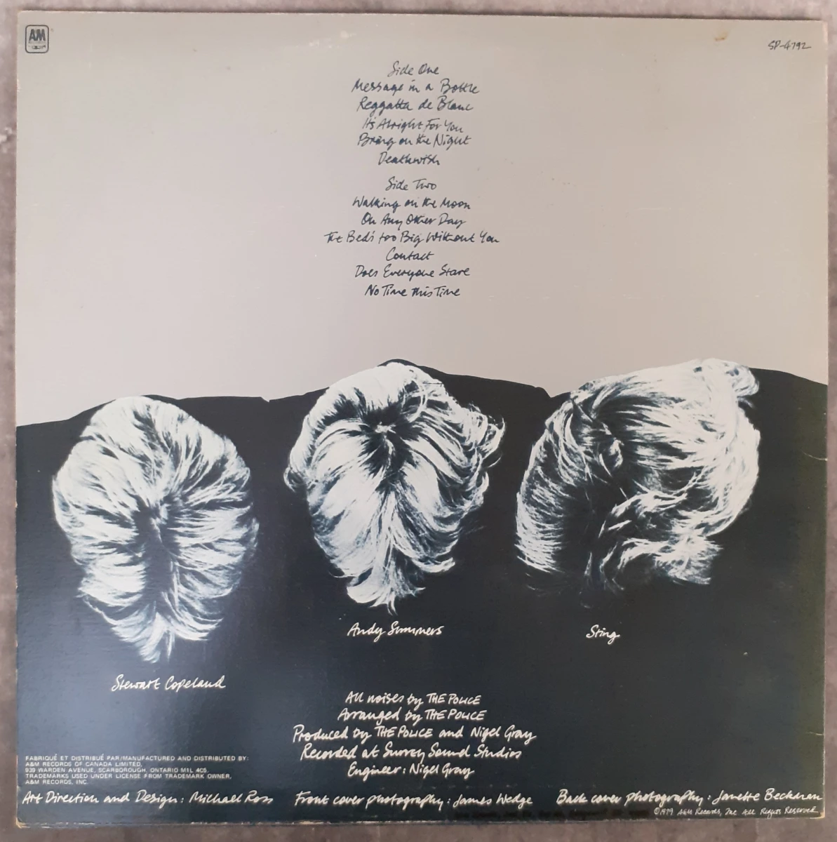 Vinyl: The Police - Reggatta De Blanc - foto 2