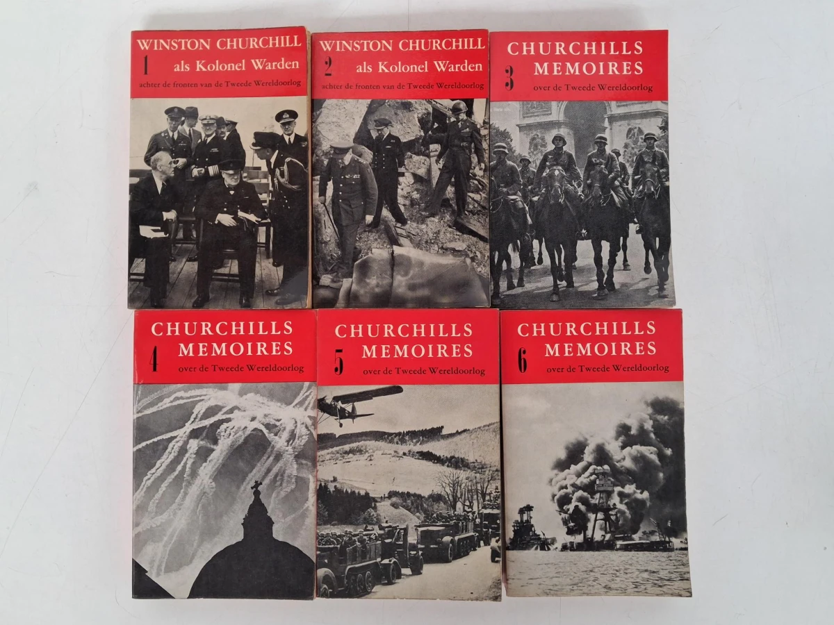 De memoires van Winston Churchill over de Tweede Wereldoorlog en een begeleidend werk - foto 2