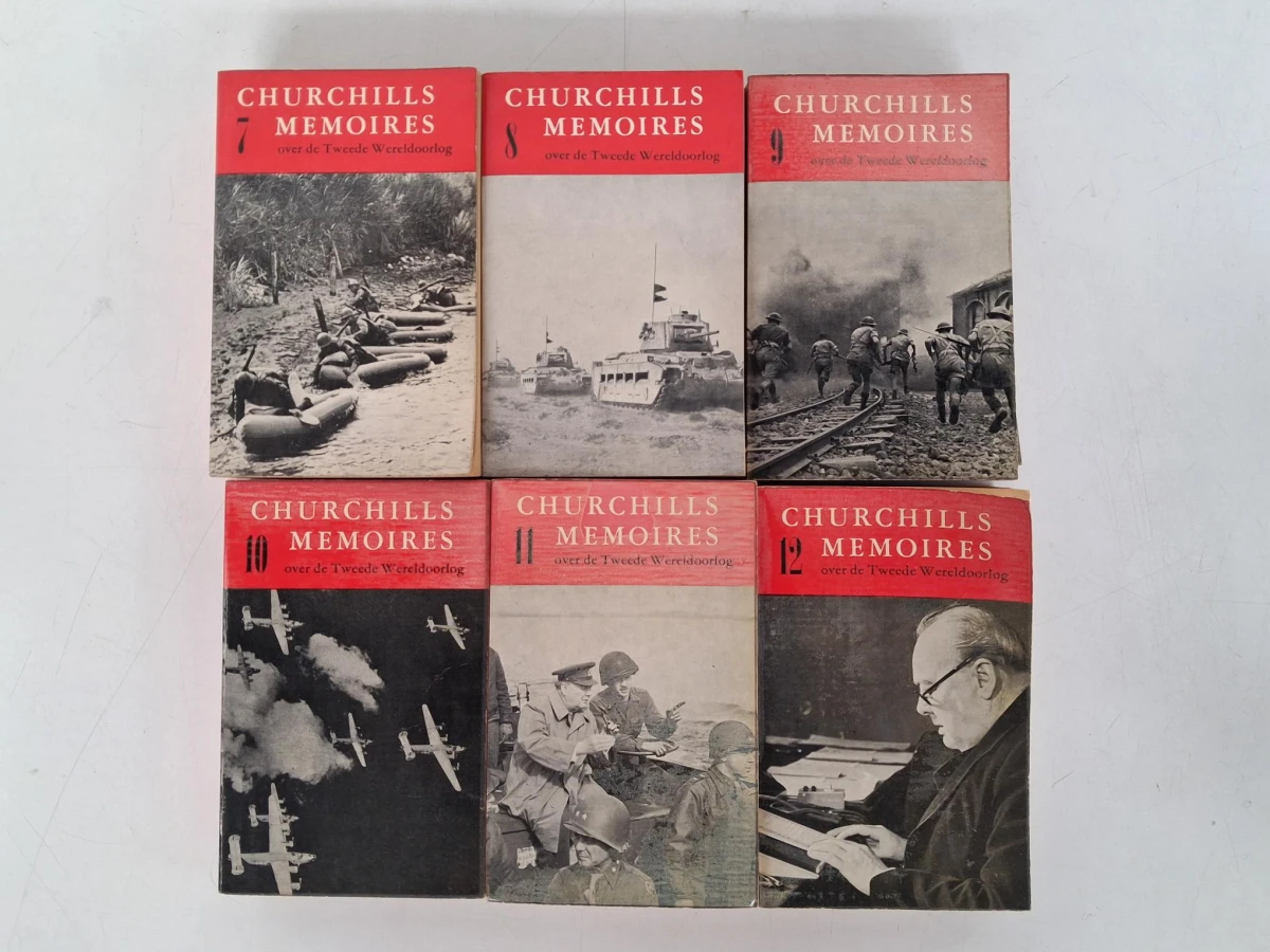 De memoires van Winston Churchill over de Tweede Wereldoorlog en een begeleidend werk - foto 3