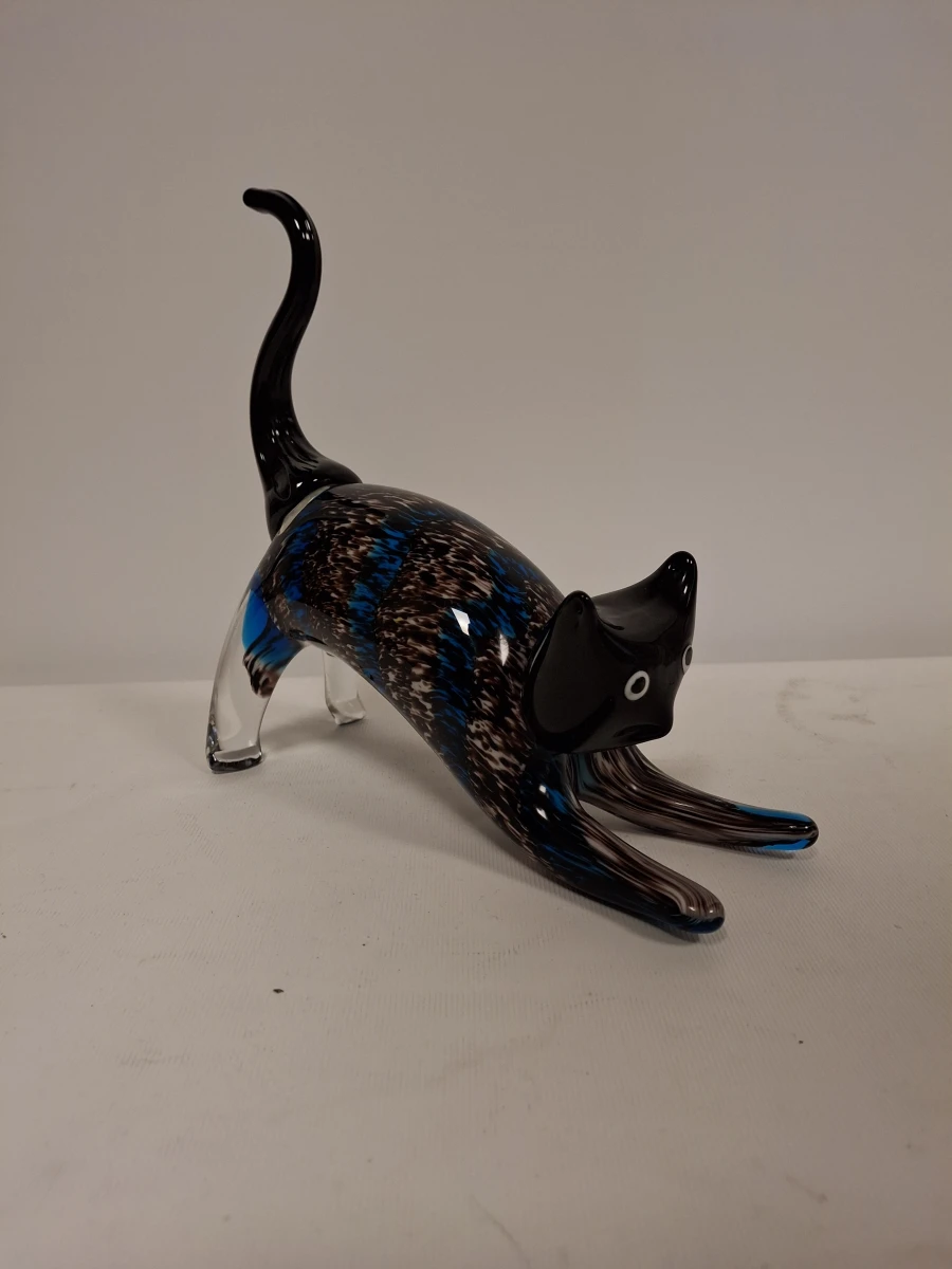 Glazen kattenbeeldje in Murano stijl - foto 3