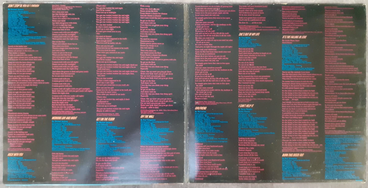 Vinyl: Michael Jackson - Off The Wall - foto 3