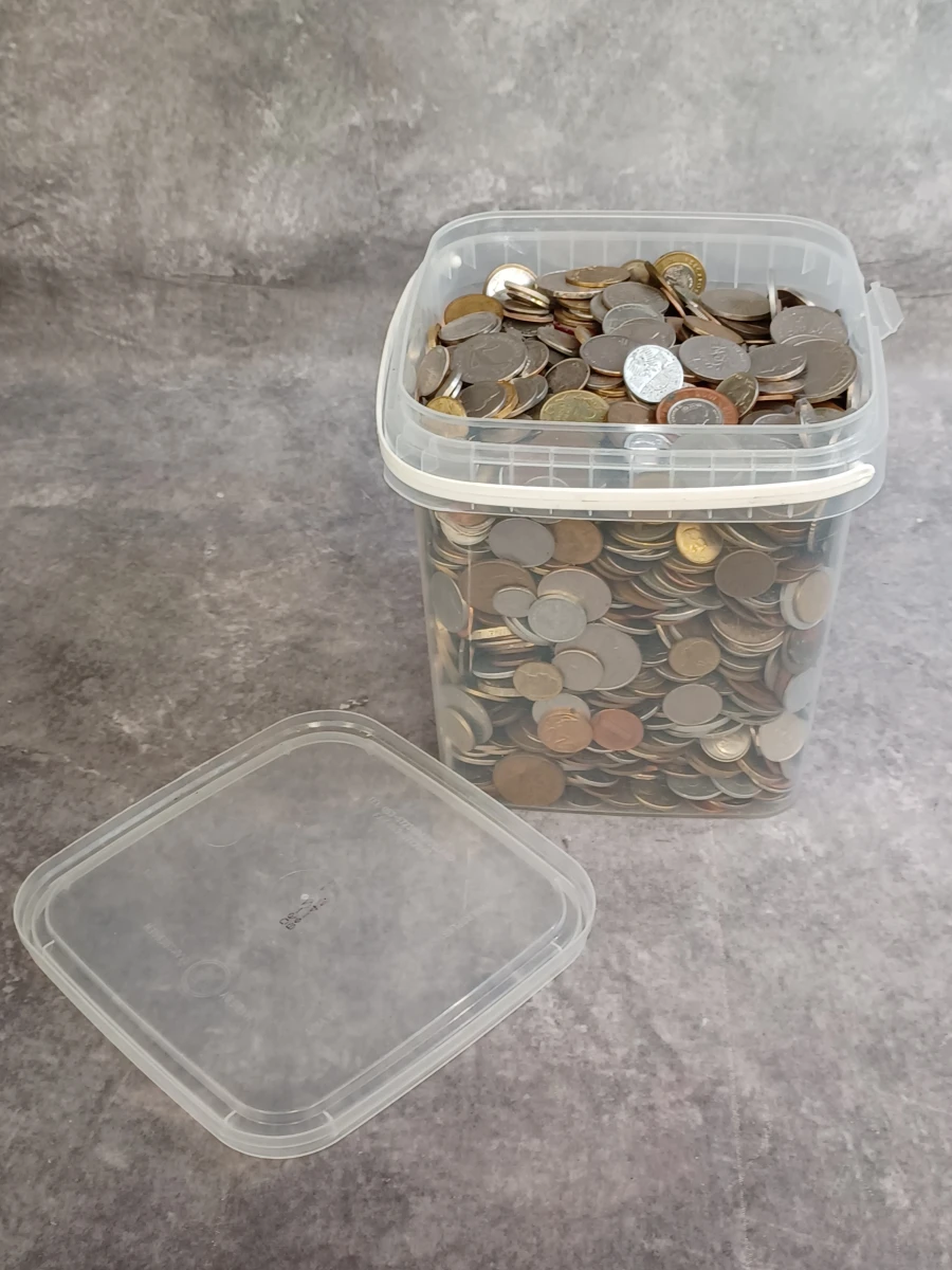 Uniek lot wereldmunten en circulatiegeld - +9,5kg - foto 7