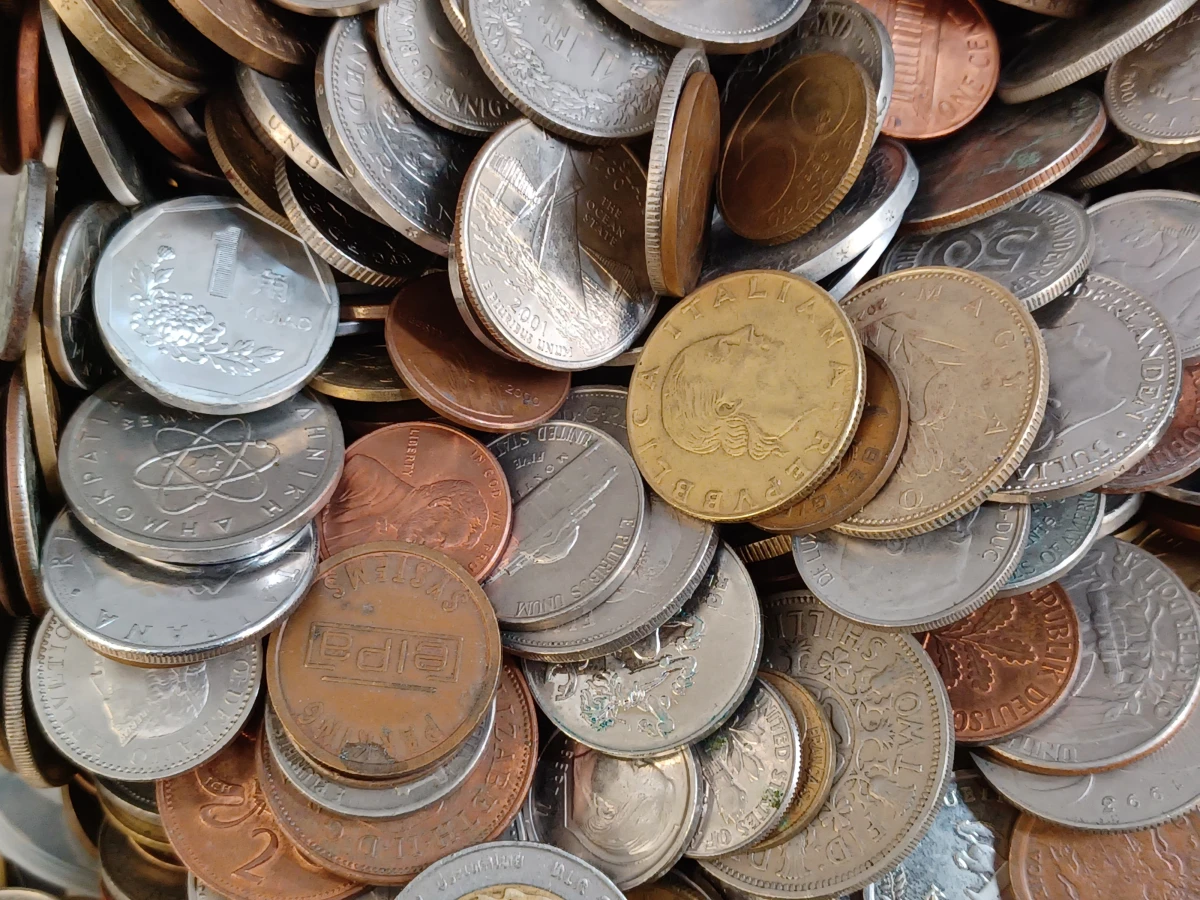 Uniek lot wereldmunten en circulatiegeld - +9,5kg - foto 5