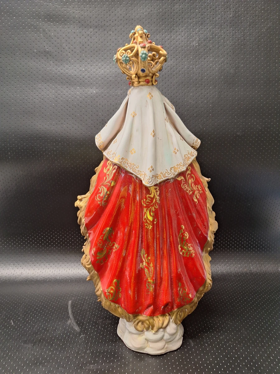 Gekroonde Madonna met Jezuskind en engeltjes in de stijl van Eugenio Pattarino - foto 10