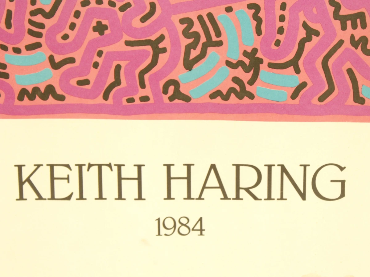 Keith Haring – Grafisch werk / Offsetlithografie (1986) – Ingelijst - foto 3