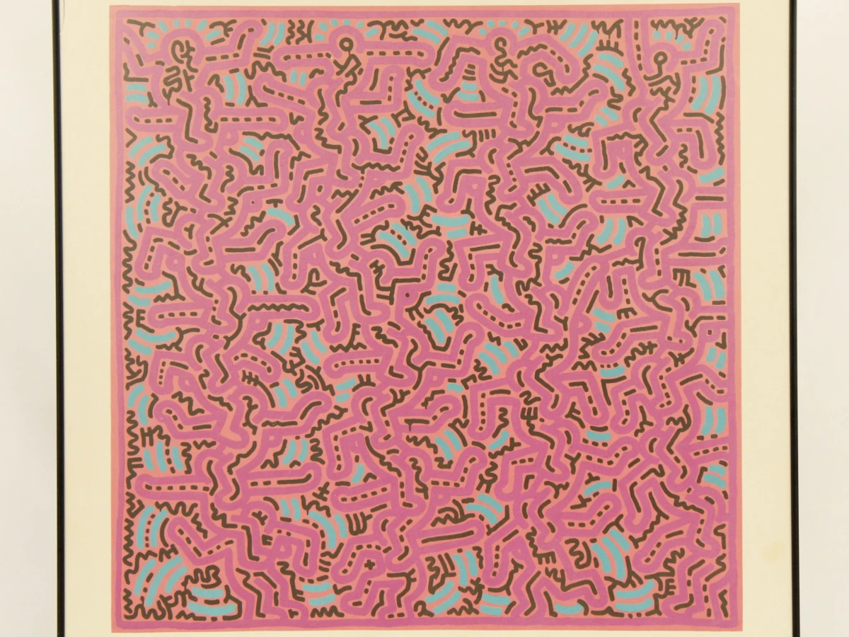 Keith Haring – Grafisch werk / Offsetlithografie (1986) – Ingelijst - foto 5