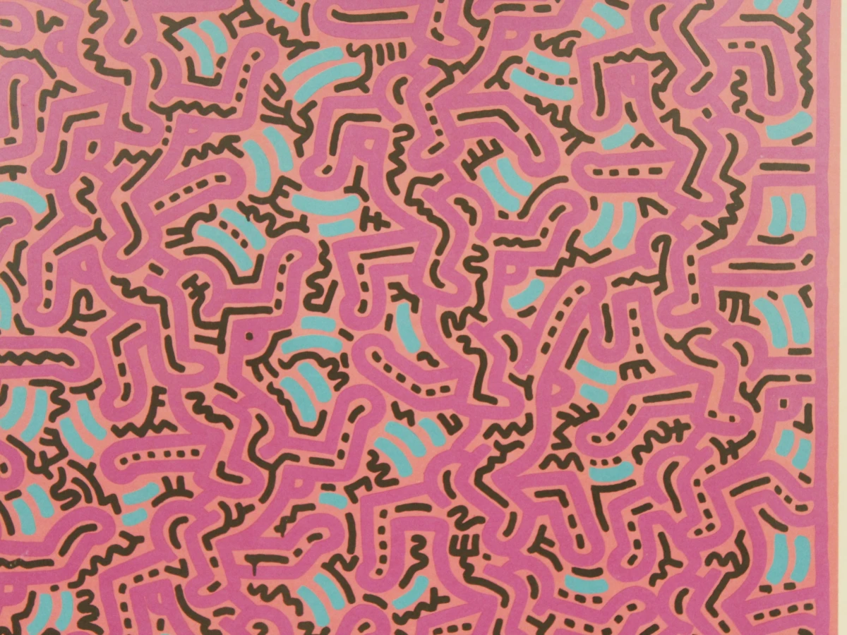 Keith Haring – Grafisch werk / Offsetlithografie (1986) – Ingelijst - foto 7