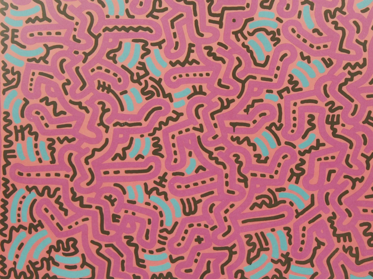 Keith Haring – Grafisch werk / Offsetlithografie (1986) – Ingelijst - foto 8