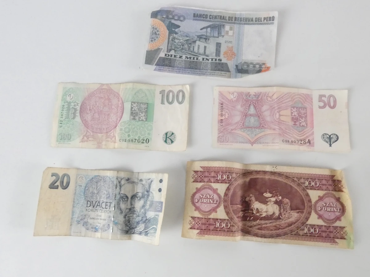 Verzameling oude munten en bankbiljetten uit diverse landen - 4,5kg - foto 8