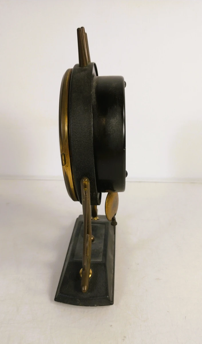 Plato design schouwklok of tafelklok – jaren 50/60 – mechanisch - foto 4