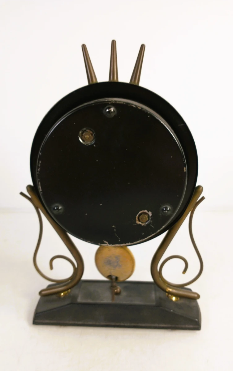 Plato design schouwklok of tafelklok – jaren 50/60 – mechanisch - foto 5