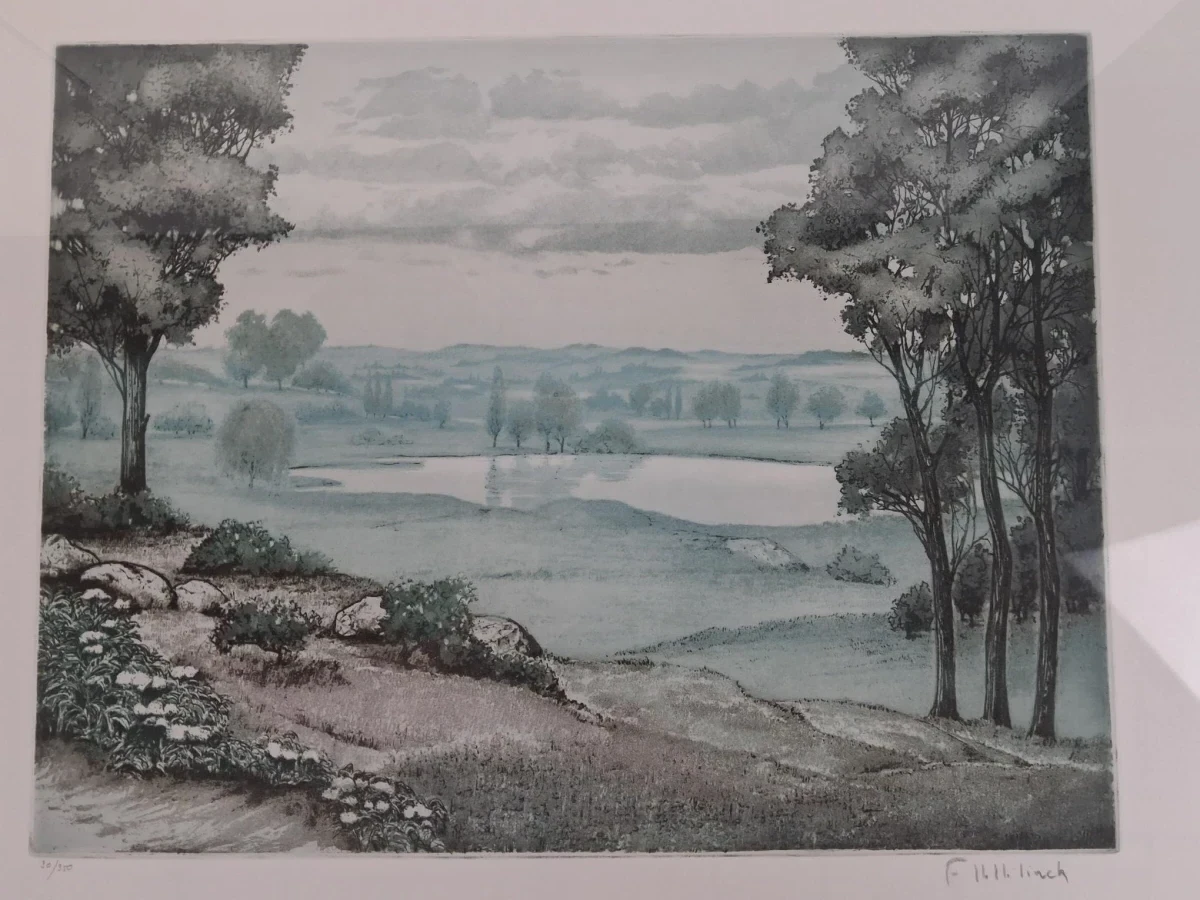Atmosferisch landschapsets door Frans  Hebbelinck, 30 /350 - foto 2
