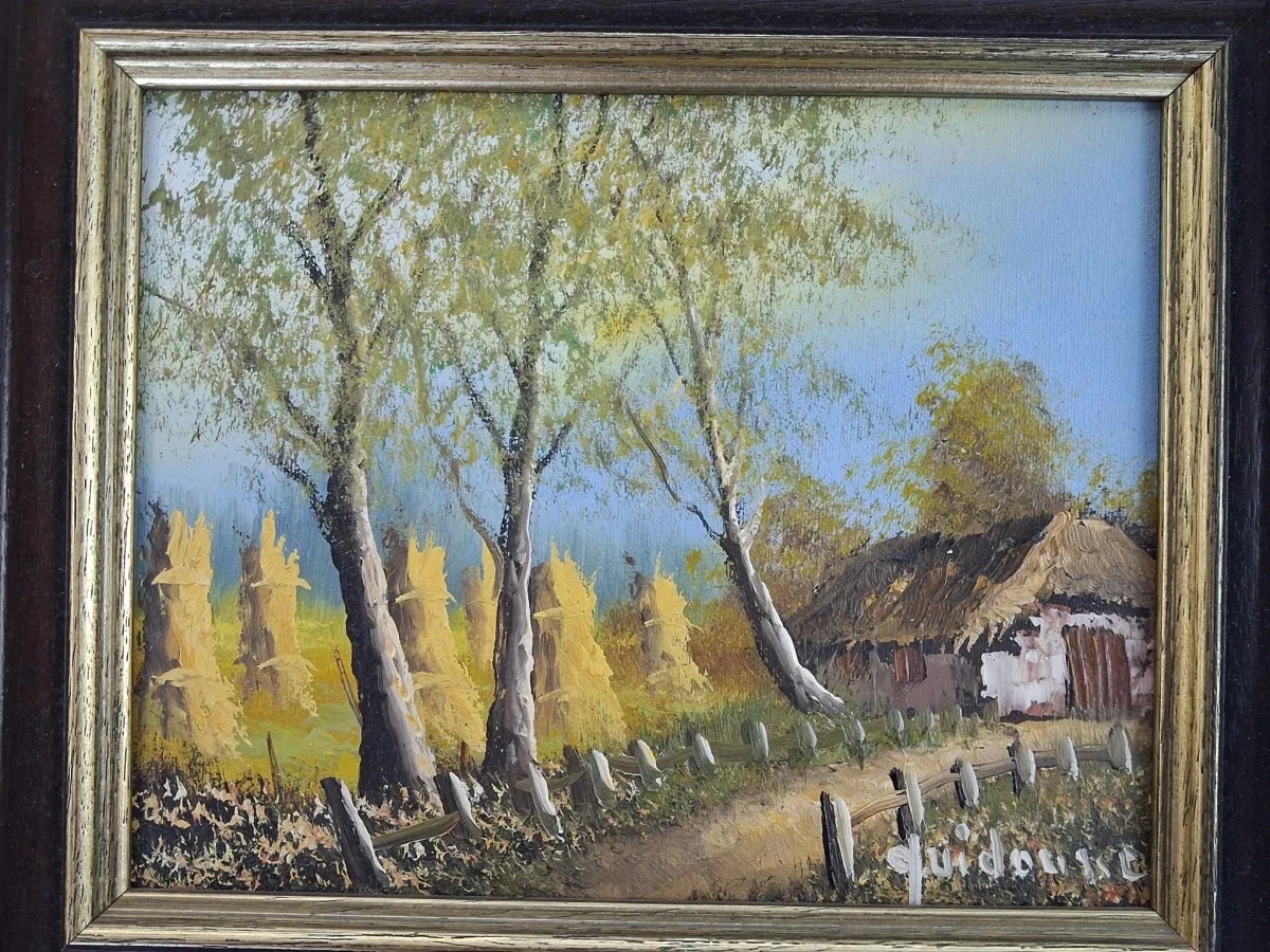 "Landelijk tafereel" van Gaston Quidousse - foto 2