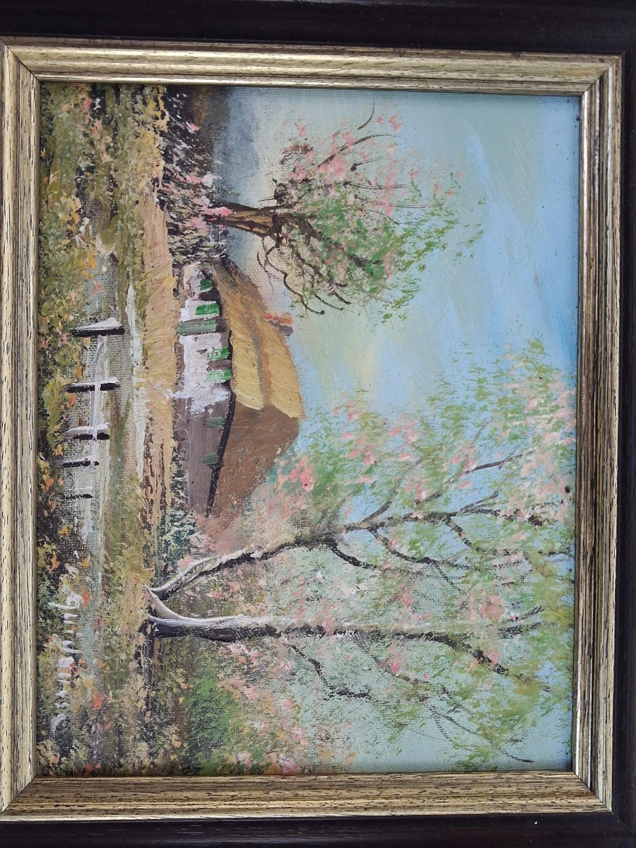 "Hoeve met rieten dak" van Gaston Quidousse - foto 2