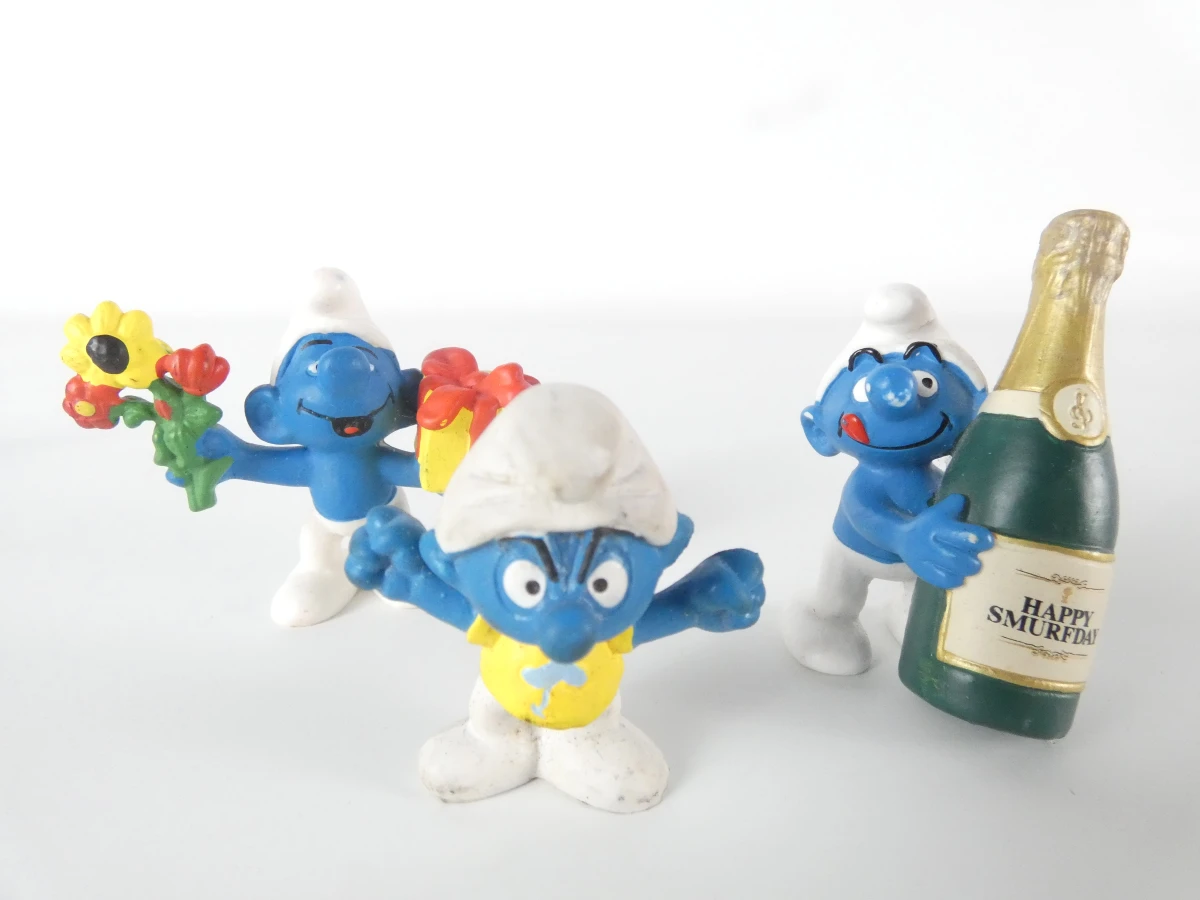 Set van 17 diverse Smurfen-figuren - foto 2