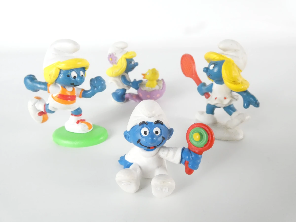 Set van 17 diverse Smurfen-figuren - foto 3
