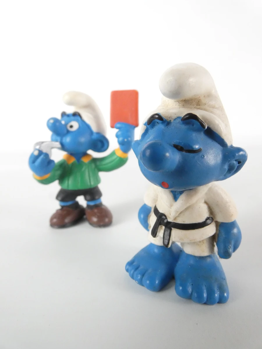 Set van 17 diverse Smurfen-figuren - foto 4