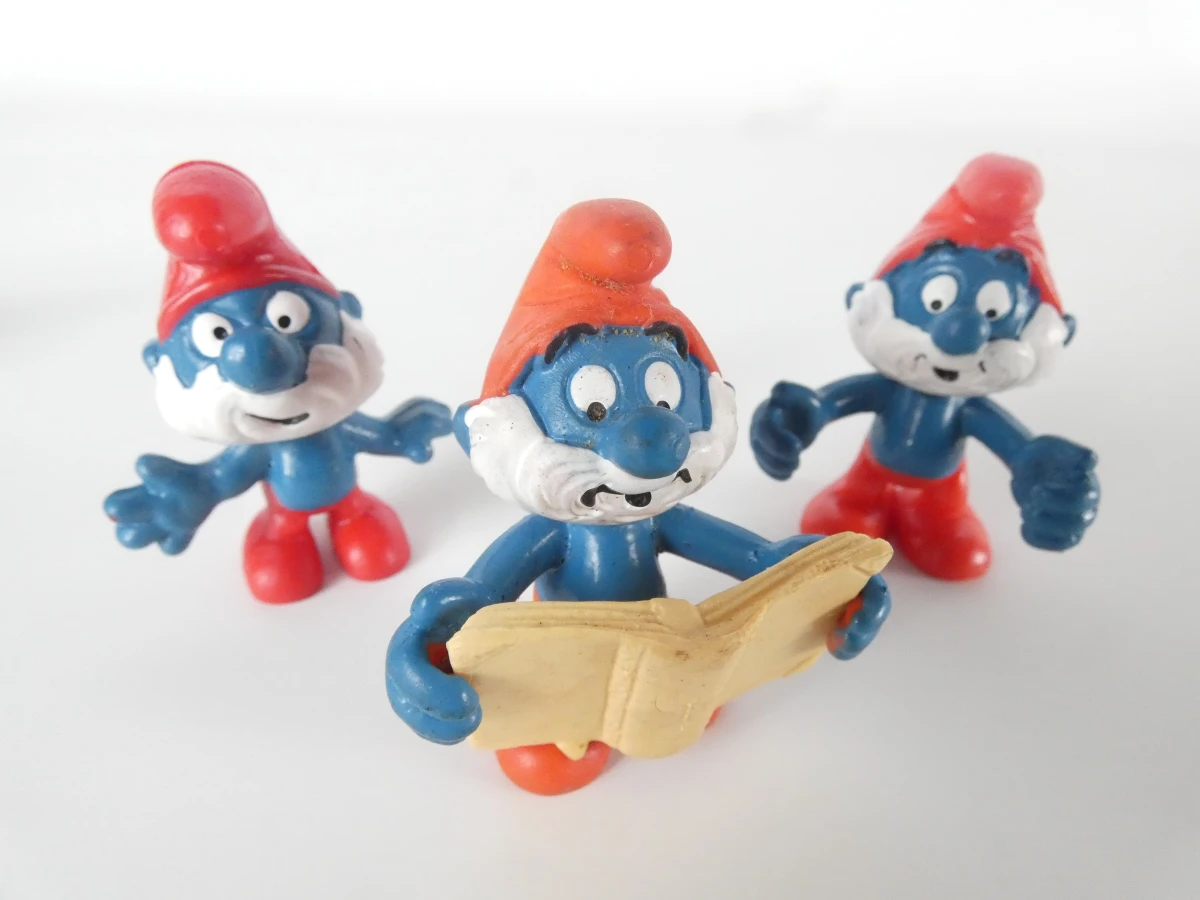 Set van 17 diverse Smurfen-figuren - foto 5