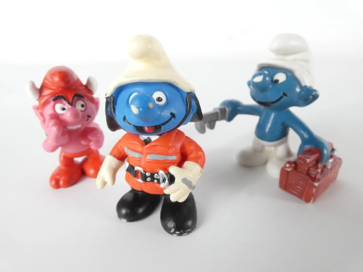 Set van 17 diverse Smurfen-figuren - foto 7